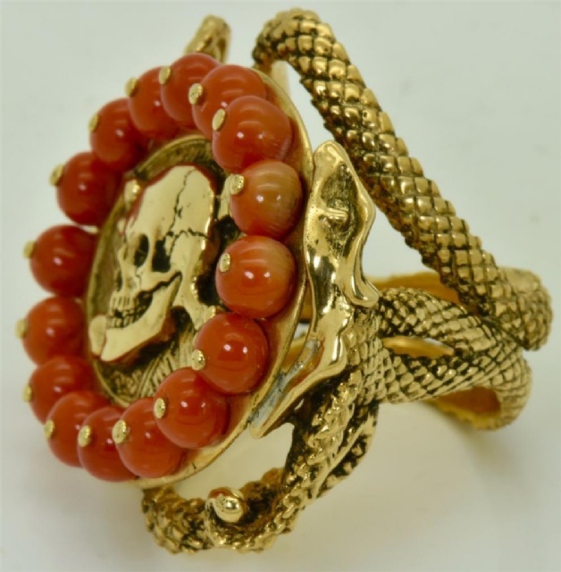 Rare Antique Victorian Memento Mori Skull Snakes 9 Rare Antique Victorian Memento Mori Skull Snakes 9